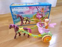 Playmobil 9136 Fairies Blumenfee mit Einhornkutsche OVP Hessen - Bischoffen Vorschau
