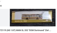 SUCHE Stadtbus Rietze 72119 DSW Dortmund braun MAN 202 1:87 Nordrhein-Westfalen - Wesel Vorschau