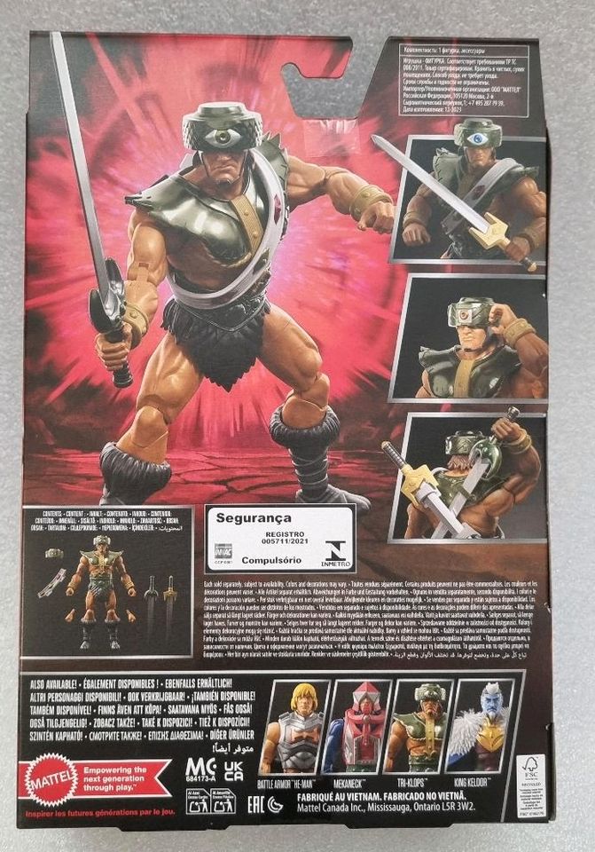 TRI KLOPS New Eternia Masterverse MATTEL MASTERS UNIVERSE MISB in Kirchgandern