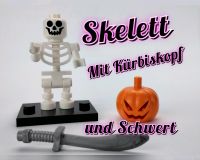 Skelett mit Kürbis Sonderfigur ⭐️ dapinki Mitgebsel ⭐️ wie Lego Hamburg-Nord - Hamburg Ohlsdorf Vorschau