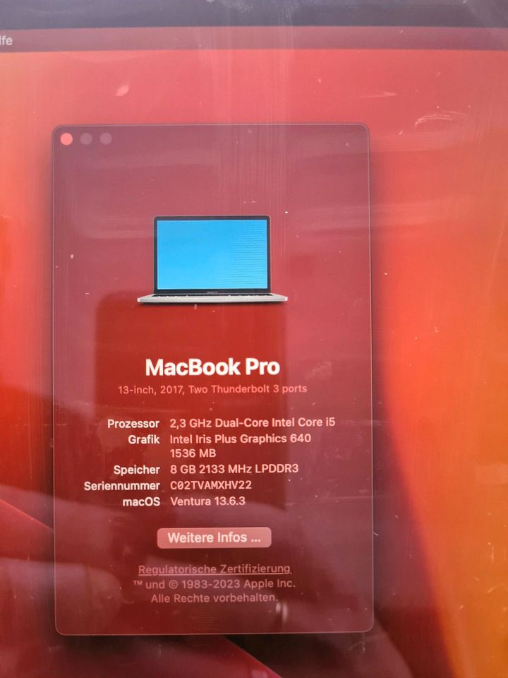 Macbook Pro 2017 in Leipzig