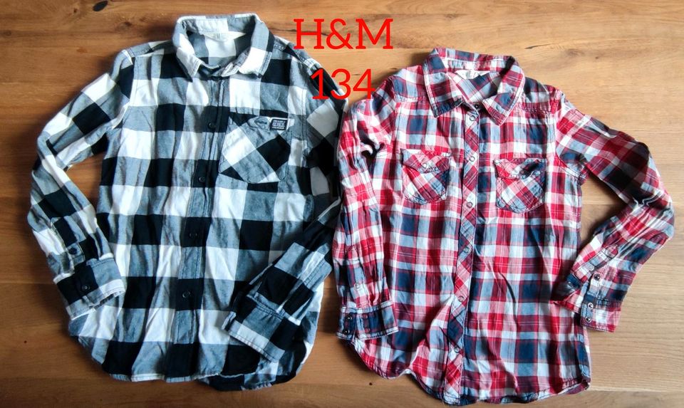 Kleiderpaket Poloshirts, Hemden, Sweatshirts 134-140 in Haibach Unterfr.
