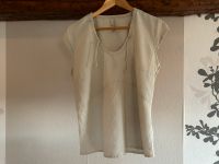 Gina B. Leinen Top Tshirt mit Rock Gr. 44 beige Creme Thüringen - Bad Sulza Vorschau