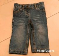 1 gefütterte Hose/Jeans, Größe 74 Nordrhein-Westfalen - Stolberg (Rhld) Vorschau