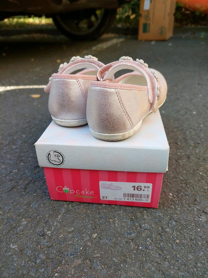 Cupcake 27 Ballerina rosa festliche Schuhe Kinder Mädchen in Aschaffenburg