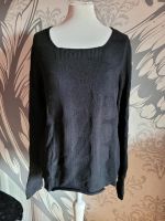 Rundholz Pullover Feinstrick Schwarz Gr. M  Kreise Punkte Strickp Bayern - Bodenkirchen Vorschau