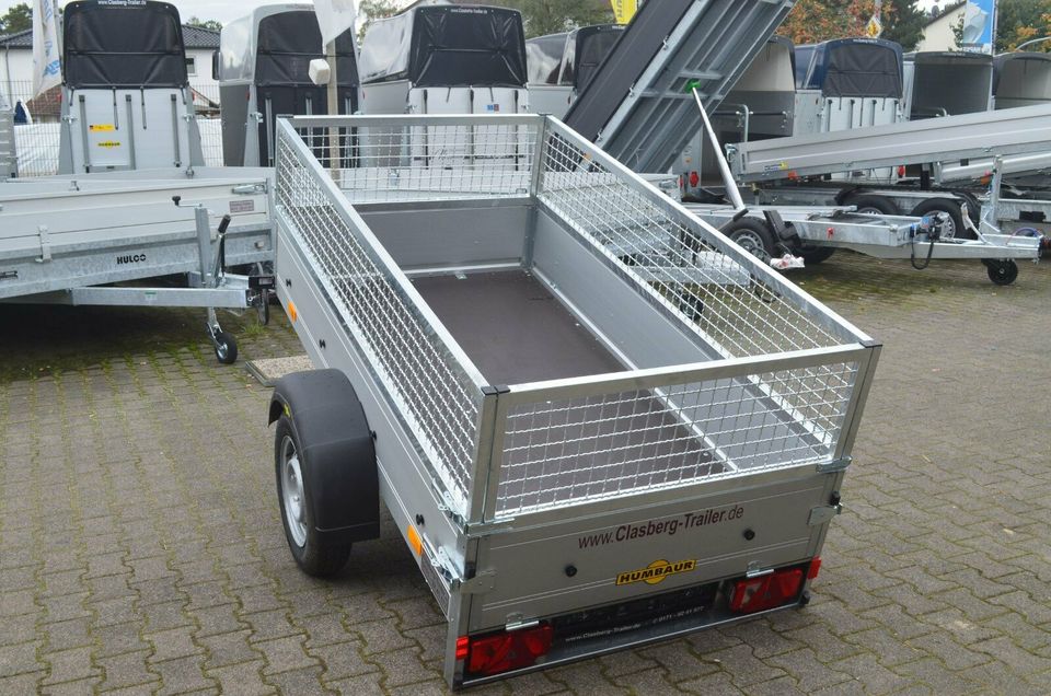 PKW Anhänger NEU 750 Kg Tieflader 2050x1095x600 mm Humbaur in Bielefeld