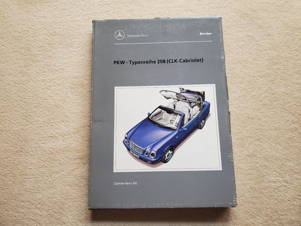 Einführungsschrift Mappe Mercedes CLK Cabrio Typenreihe 208 in Wendelstein