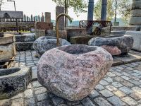 Findlingsbrunnen - Gartenbrunnen - Steinbrunnen - Brunnen modern Bayern - Rohrdorf Vorschau