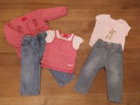 Set: Jeans Shirt Jacke Esprit Gr. 74/80 rosa pink Ostern Hase Bayern - Wartenberg Vorschau