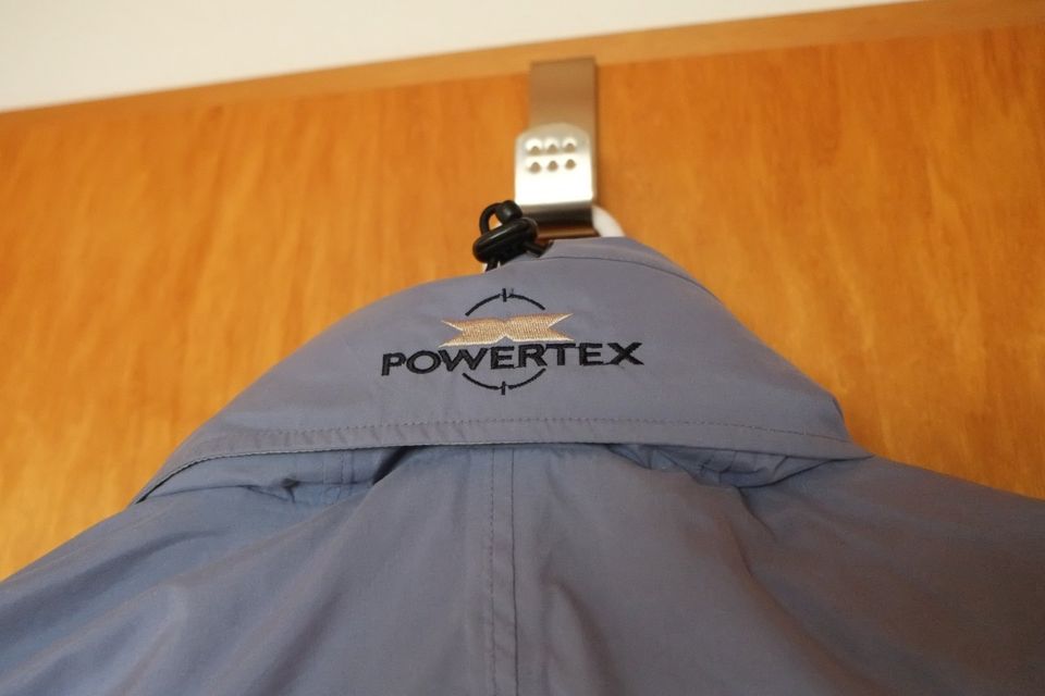 Salewa-Damenwanderjacke/Powertex, blau/hellblau, Gr. 40 in Allendorf