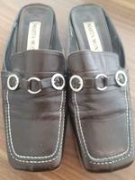 Slipper, Pantoletten, Schuhe, Sandalen, braun, Gr 38, Leder Hamburg-Nord - Hamburg Winterhude Vorschau