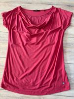 Schickes Shirt Kurzarm Wasserfallkragen korallenrot Zero 34 Hessen - Freigericht Vorschau