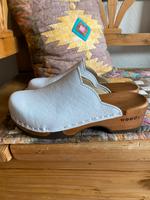 Original Woody Clogs Weiß Gr.38 neuwertig Baden-Württemberg - Weinstadt Vorschau