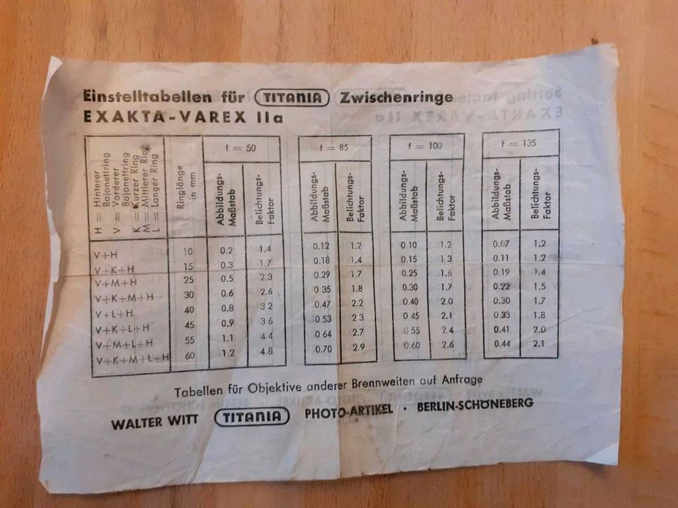 Analoge Spiegelreflexkamera Exakta Ihagee Dresden IIa in Hausen i. Niederbayern