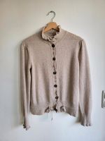 Strickjacke Schurwolle pullover hess-natur beige gr S M 38 Bayern - Starnberg Vorschau