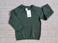 Pullover H&M 92 Pulli aus Baumwolle grün Bayern - Mainburg Vorschau