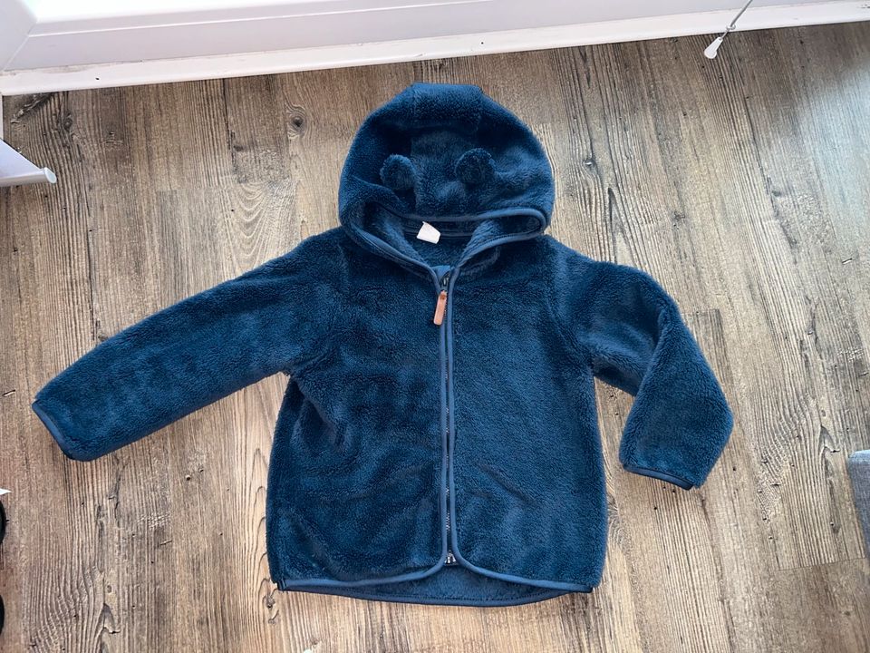 H&M Teddyjacke mit Ohren blau Gr.98❤️ in Hamburg