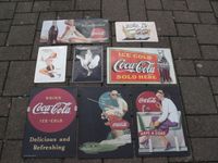 Blechschilder Coca Cola Pepsi Marylin Monroe Fisher`s 8 Stck. Niedersachsen - Kührstedt Vorschau