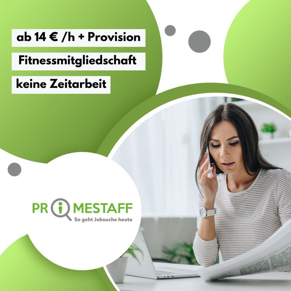 Call Center Agent (m/w/d) kostenlos Fitness ab 14€/h (HE) in Herne