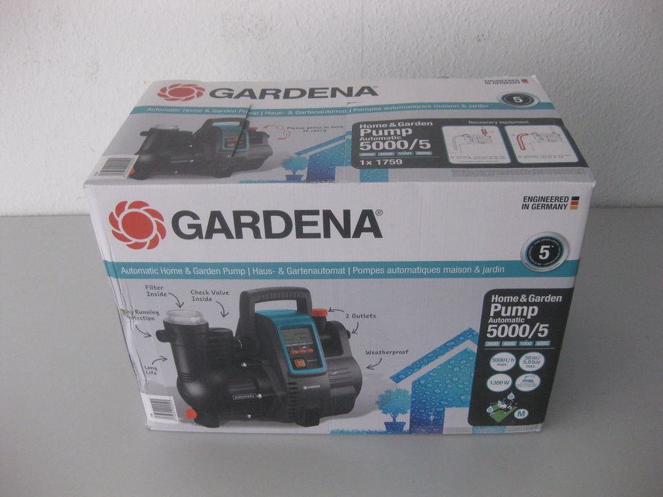 Gardena Comfort Hauswasserautomat 5000/5E LCD in Neustadt Hohentor