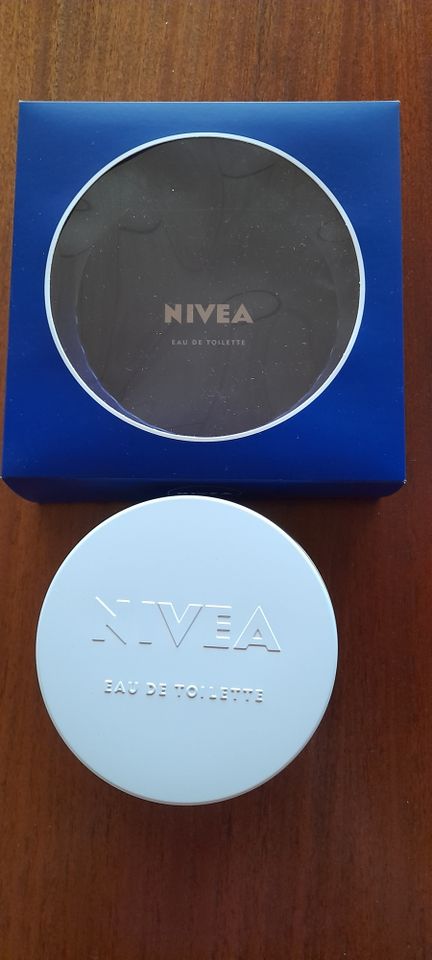 NIVEA Metalldose für Nivea Eau De Toilette *Geschenkbox* LEER !!! in Glückstadt
