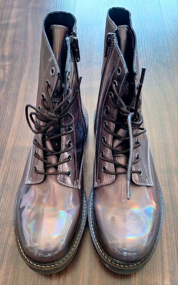 Stiefeletten Another A neu mit Etikett 39 silber in Bremen