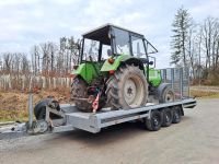 Anhänger MIETEN VERMIETUNG Baumaschinenanhänger XXL Minibagger Thüringen - Kahla Vorschau