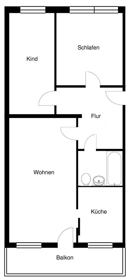 Zentrumsnah! - Tolle 3-Zimmer-Eigentumswohnung mit Balkon! -reserviert- in Dresden