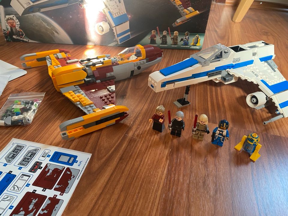 Lego Star Wars 75364 E-Wing Starfighter mit Figuren komplett in Heilbad Heiligenstadt