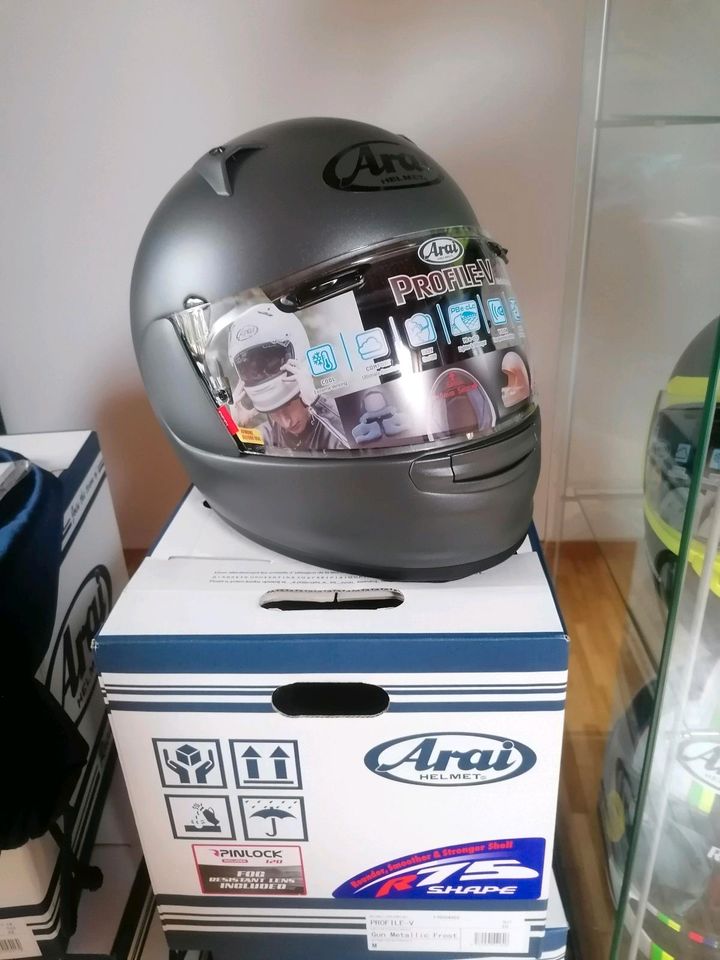 Arai Helm Profile V Modern Grey Gun Metallic Frost in Saaldorf-Surheim