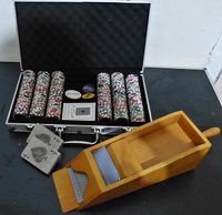 Poker Koffer, Spiel Set,im Alukoffer, Kartenschlitten viele Teile Duisburg - Homberg/Ruhrort/Baerl Vorschau