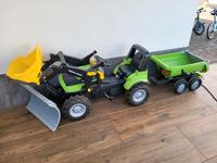 Rolly Toys Deutz Premium Trettraktor Snow Anhänger Luftreifen Bayern - Ebern Vorschau