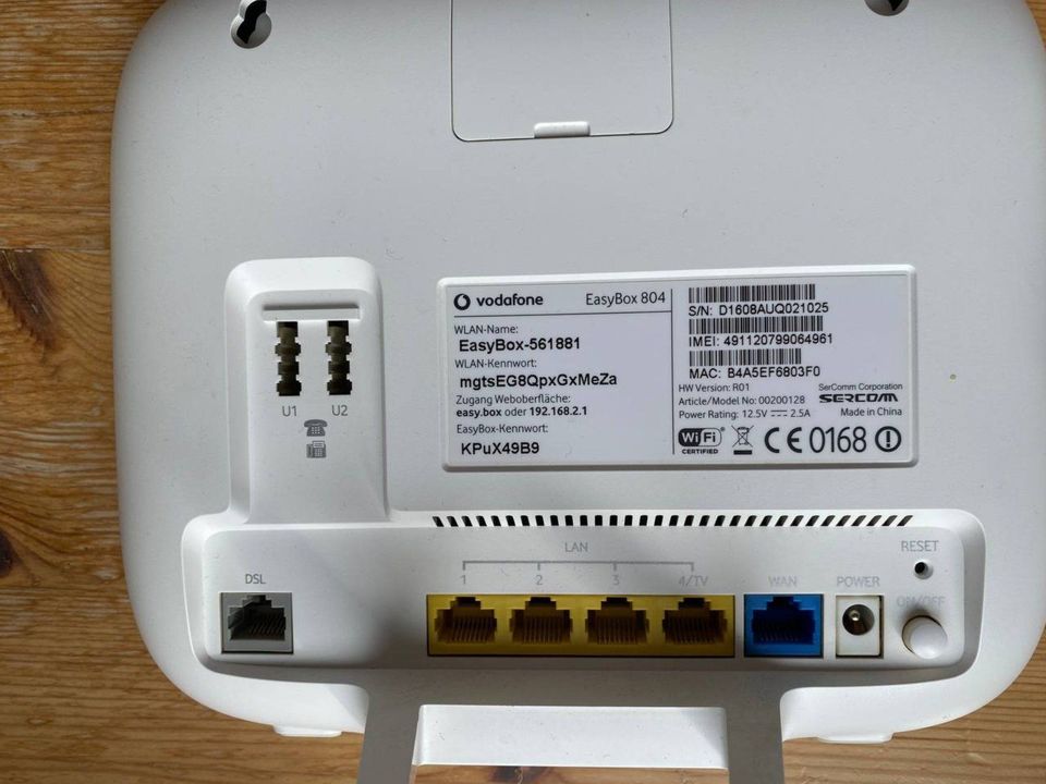 Vodafone Router Easybox 804 in Bielefeld