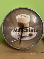 Wanduhr braun Latte Macchiato Durchmesser ca. 30 cm Hessen - Butzbach Vorschau
