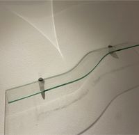 Wandregal Glas 100x20,5 cm - Welle - 2x vorhanden Bayern - Ortenburg Vorschau
