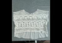 Damen Häkel Shirt Tunika Tredy Größe 2 (38/40) weiß mit Spitze Niedersachsen - Bramsche Vorschau