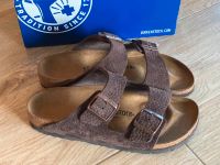 Birkenstock Arizona Gr. 41 braun Leder Sandalen Hausschuhe schmal Berlin - Neukölln Vorschau