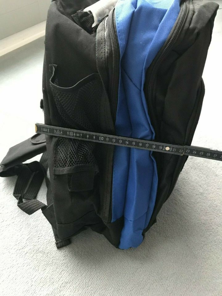 Leichter Rucksack STEINLE Blau Schwarz gepolstert NEU in Hamburg