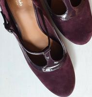 Clarks Spangen - Pumps Nubukleder weinrot Gr. 38, TOP Thüringen - Erfurt Vorschau