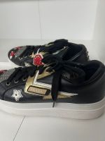 Prada Sneaker Gr. 37,5 Schwarz/Gold Damen super Zustand❌ Wuppertal - Heckinghausen Vorschau