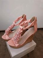 High heels Sommer Gr 38 Rosa Kork Bayern - Rauhenebrach Vorschau