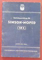 Simson Betriebsanleitung SR2 Sachsen-Anhalt - Teuchern Vorschau