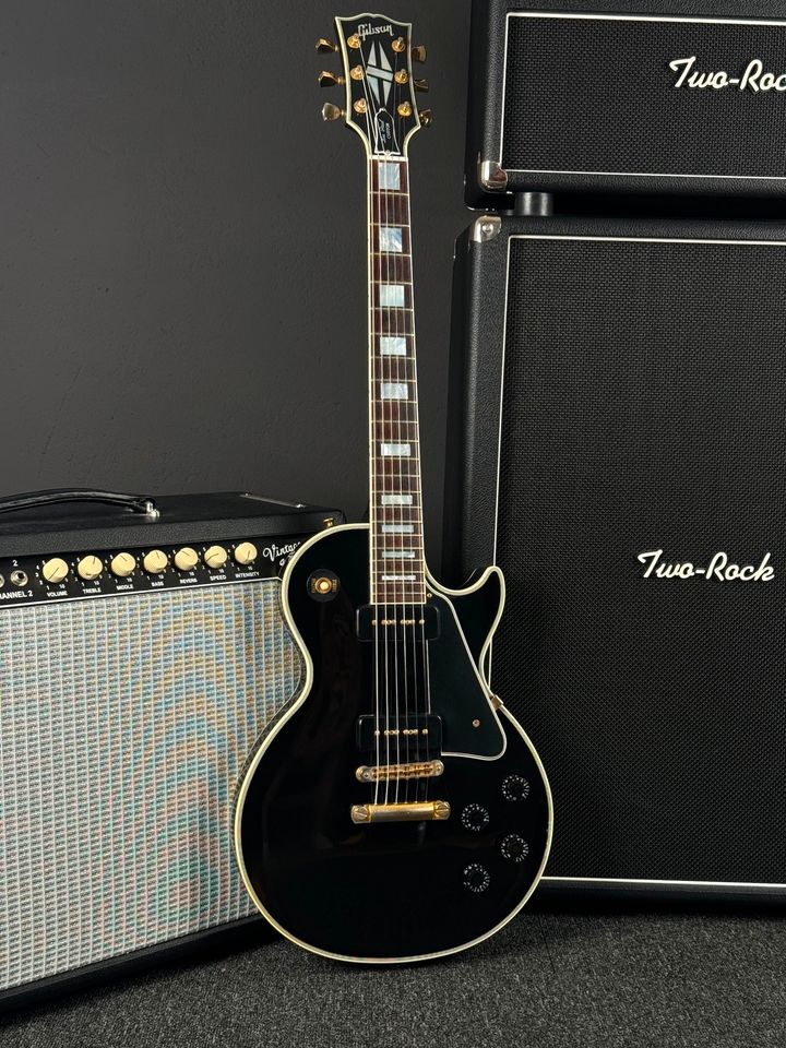 2014 Gibson LTD Les Paul Custom Historic P90 Ebony Black in Kiefersfelden