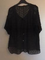 Zara Shirt Bluse transparent schwarz gepunktet M Chiffon Mode Nordrhein-Westfalen - Dinslaken Vorschau