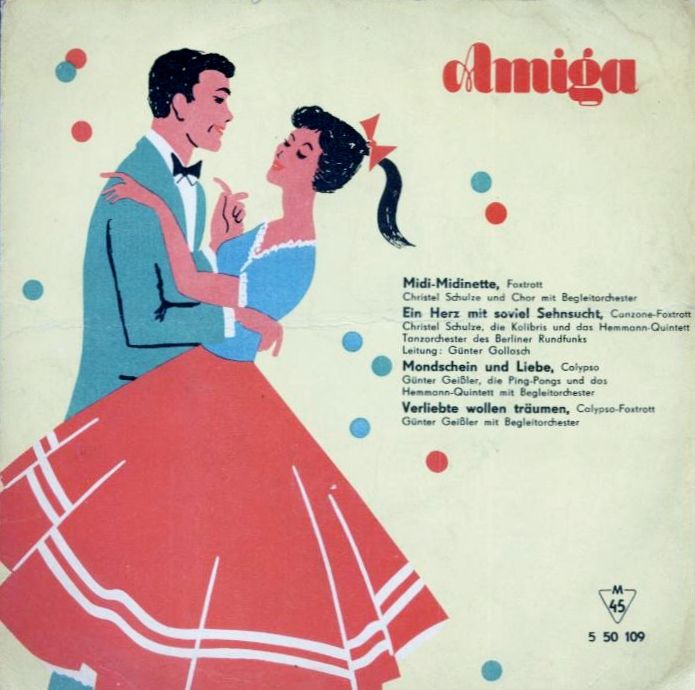 Amiga Single (EP) - Christel Schulze, Günter Geißler in Suhl