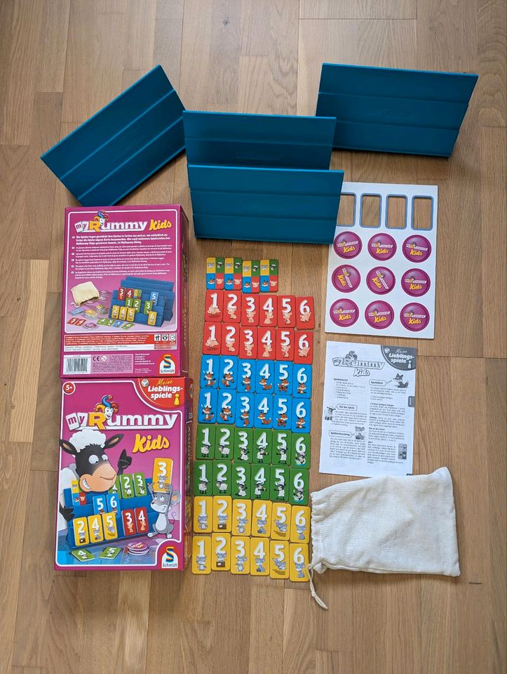 Spiel My Rummy Kids, 5+ , vollständig, wie neu in St. Ingbert