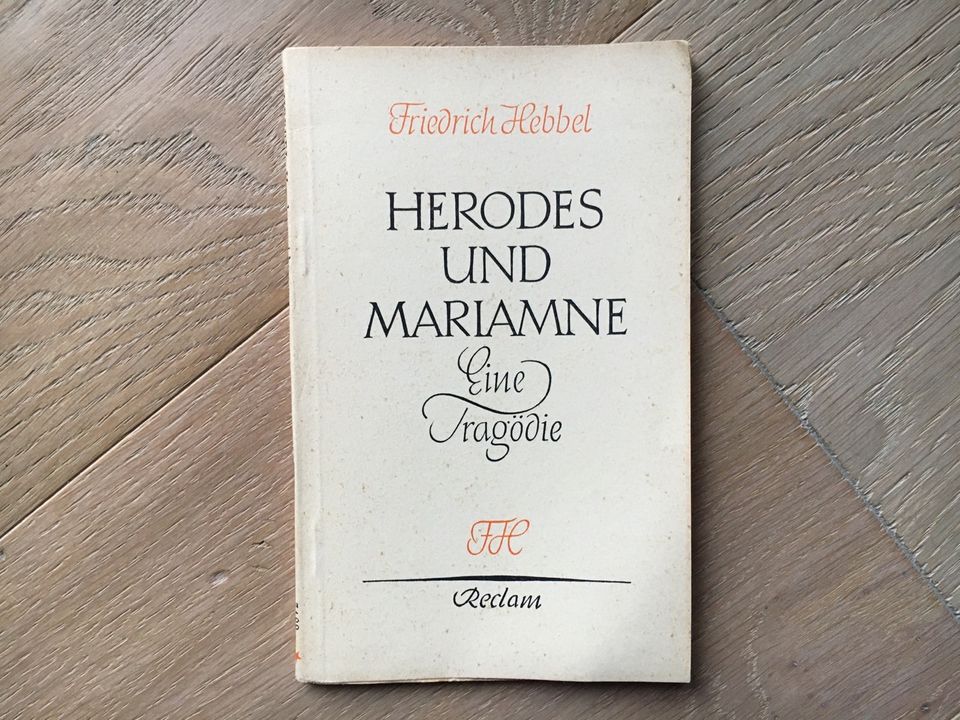 Hebbel: Herodes und Mariamne (Reclam-Buch von 1956) in Raisdorf