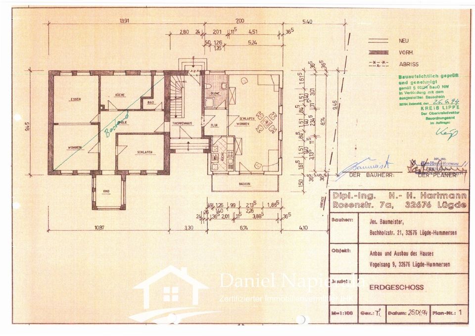 Lukratives Mehrfamilienhaus, teilsaniert und  einem zusätzlichen Baugrundstück in Lügde in Lügde