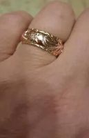 Zwei Ton Gold überzogen Ring, Size: 19 mm. - neu Berlin - Hohenschönhausen Vorschau